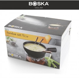 NERO Набор для фондю на 6 персон, 1 л, D 16 см, керамика жаропрочная, Boska, Нидерланды