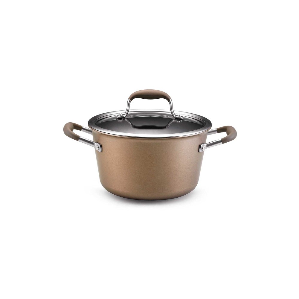 Кастрюля с крышкой 4,2л, Алюминий, Anolon, США