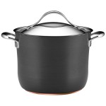 Кастрюля с крышкой  7,5л, Алюминий, Anolon, США