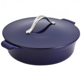 Сотейник с крышкой "Веста" 4,7л (кобальт), Чугун, Anolon, США