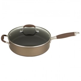 Сотейник низкий с ручкой 28см 4,7л, нержавеющая сталь, Anolon, США