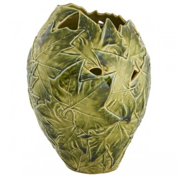Ваза Bordallo Pinheiro "Платан" 32см, Керамика, Bordallo Pinheiro, Португалия