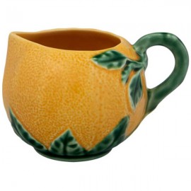 Молочник Bordallo Pinheiro "Апельсин" 9см, Керамика, Bordallo Pinheiro, Португалия