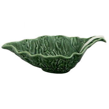 Соусник "Капуста" 12 см, керамика ручной работы, Bordallo Pinheiro, Португалия