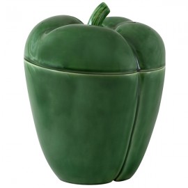 Емкость "Перец" 28 см (зеленый), керамика ручной работы, Bordallo Pinheiro, Португалия