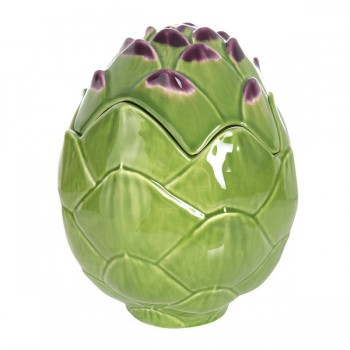 Емкость с крышкой Bordallo Pinheiro "Артишок" 25х21см, Керамика, Bordallo Pinheiro, Португалия