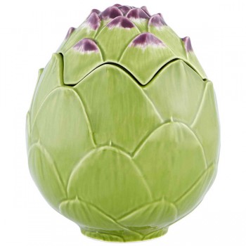 Емкость с крышкой Bordallo Pinheiro "Артишок" 17х13,8см, Керамика, Bordallo Pinheiro, Португалия