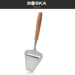 Слайсер для полутвёрдого сыра, 16 см, нержавеющая сталь, дерево, Boska, Нидерланды