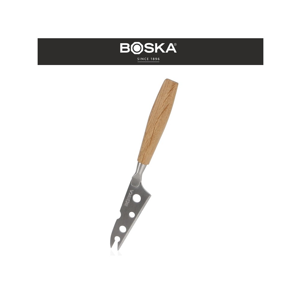 Нож для мягкого сыра, 16.5 см, нержавеющая сталь, дерево, Boska, Нидерланды