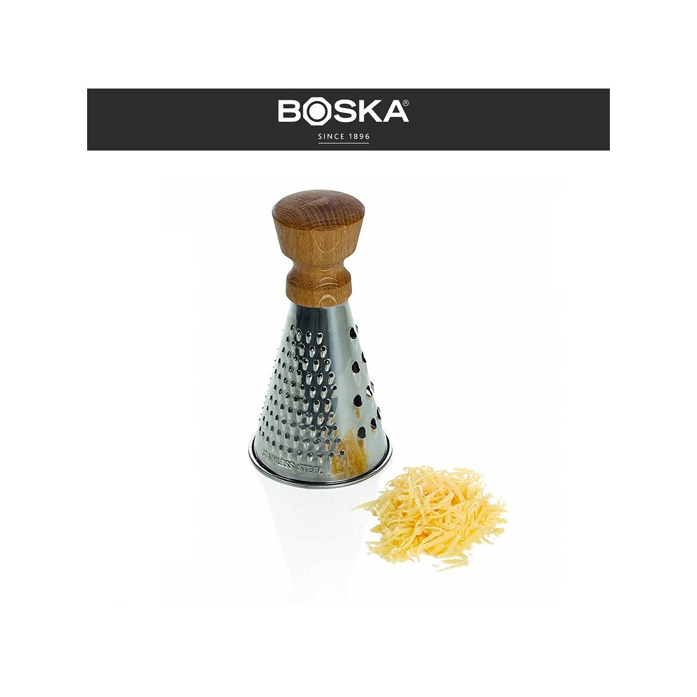 Тёрка для сыра Boska, нержавеющая сталь, дерево, Boska, Нидерланды