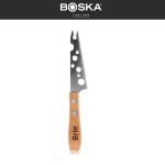 GENEVA MINI Нож для мягкого и полутвёрдого сыра, 14.5 см, нержавеющая сталь, дерево, Boska, Нидерланды