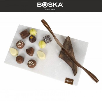 CHOCO Доска сервировочная с ножом, 30 х 17 см, мрамор, Boska, Нидерланды