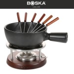 NERO Набор для фондю на 6 персон, 1 л, D 16 см, керамика жаропрочная, Boska, Нидерланды