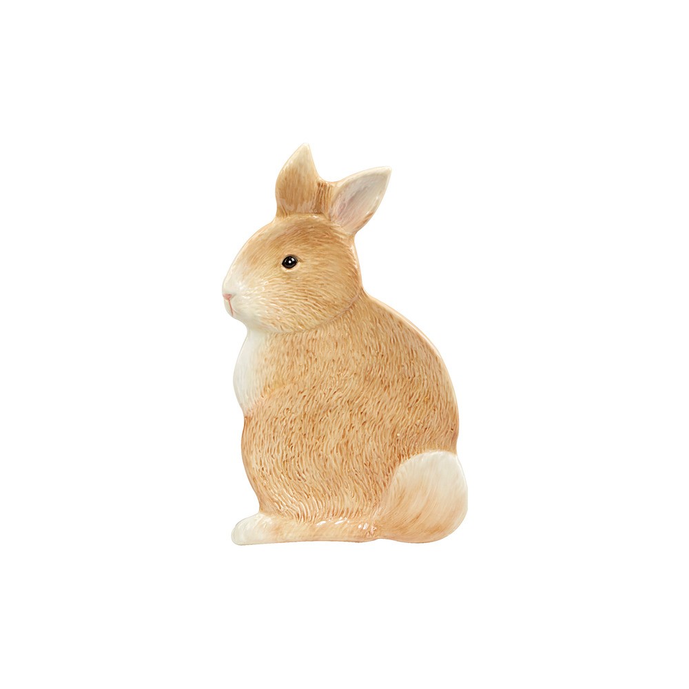Блюдо-заяц "Пятнистый заяц" 25х15см, Керамика, CERTIFIED INTERNATIONAL CORP, США