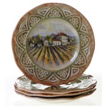 Тарелка обеденная "Виноградная долина" 28см, Керамика, CERTIFIED INTERNATIONAL CORP, США