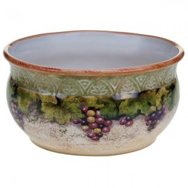 Чаша глубокая "Виноградная долина" 25см, Керамика, CERTIFIED INTERNATIONAL CORP, США