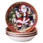 Тарелка для пасты "Мастерская Санта-Клауса" 33см, Керамика, CERTIFIED INTERNATIONAL CORP, США