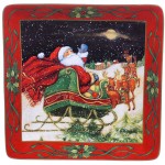 Тарелка обеденная "Ночь перед рождеством", Керамика, CERTIFIED INTERNATIONAL CORP, США