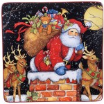 Блюдо квадратное "Ночь перед Рождеством", Керамика, CERTIFIED INTERNATIONAL CORP, США