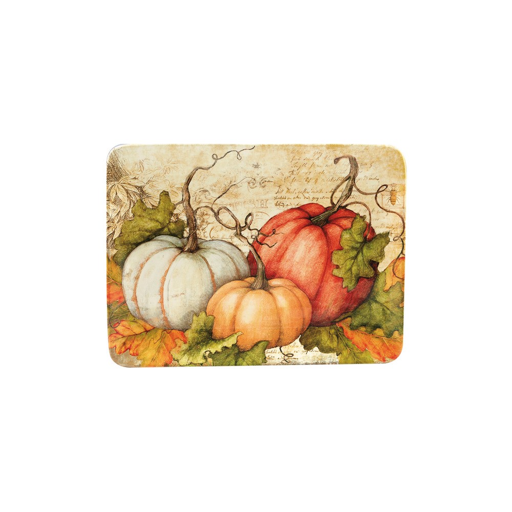 Блюдо прямоугольное "Осенние поля" 41х31см,( тыква), Керамика, CERTIFIED INTERNATIONAL CORP, США