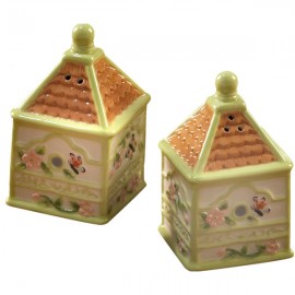 Набор солонка и перечница "Весенний луг" 10см, Керамика, CERTIFIED INTERNATIONAL CORP, США