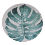 Тарелка закусочная  "Пальмовые листья" 22см, Керамика, CERTIFIED INTERNATIONAL CORP, США