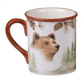 Кружка "Заповедный лес. Медведь" 470мл, Керамика, CERTIFIED INTERNATIONAL CORP, США