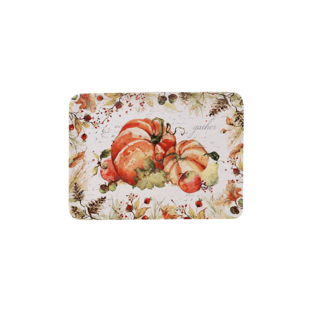 Блюдо прямоугольное "Осенние  краски" 41х30см, Керамика, CERTIFIED INTERNATIONAL CORP, США
