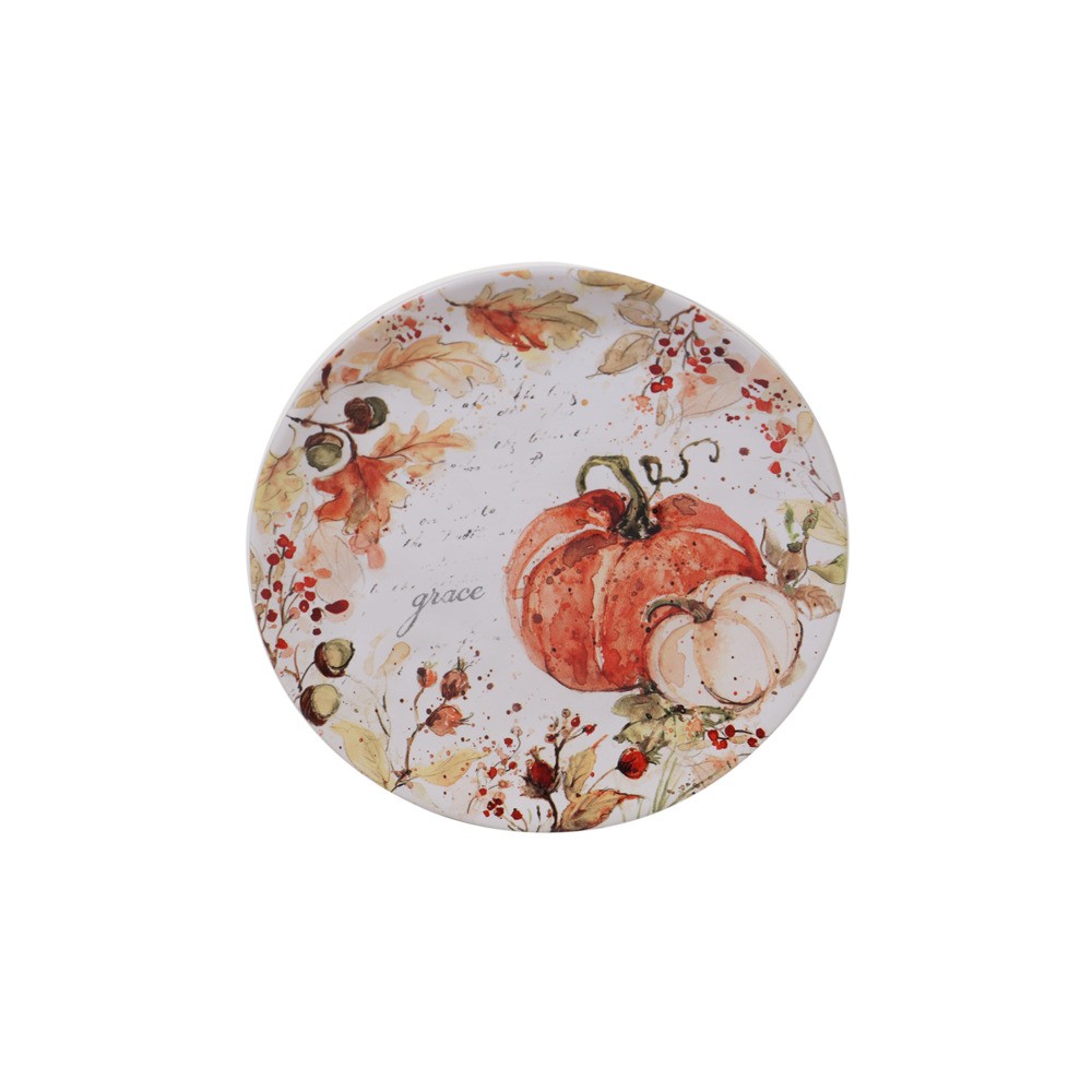 Тарелка закусочная "Осенние краски-grace" 23см, Керамика, CERTIFIED INTERNATIONAL CORP, США