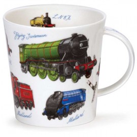 Кружка Dunoon "Поезда.Кернгорм" 480мл, Фарфор костяной, Dunoon, Великобритания