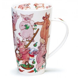 Кружка Dunoon "Поросята.Хенли" 600мл, Фарфор костяной, Dunoon, Великобритания