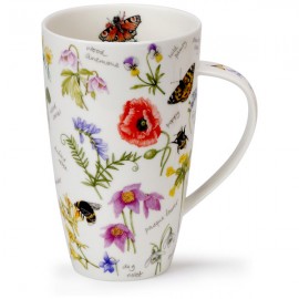 Кружка Dunoon "Полевые цветы.Хенли" 600мл, Фарфор костяной, Dunoon, Великобритания
