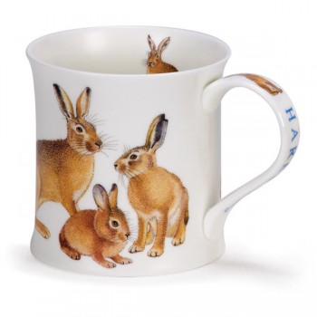 Кружка Dunoon "Зайцы на отдыхе.Уэссекс" 300мл, Фарфор костяной, Dunoon, Великобритания