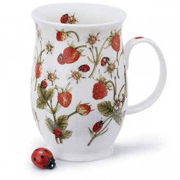 Кружка Dunoon "Земляника.Саффолк" 310мл, Фарфор костяной, Dunoon, Великобритания