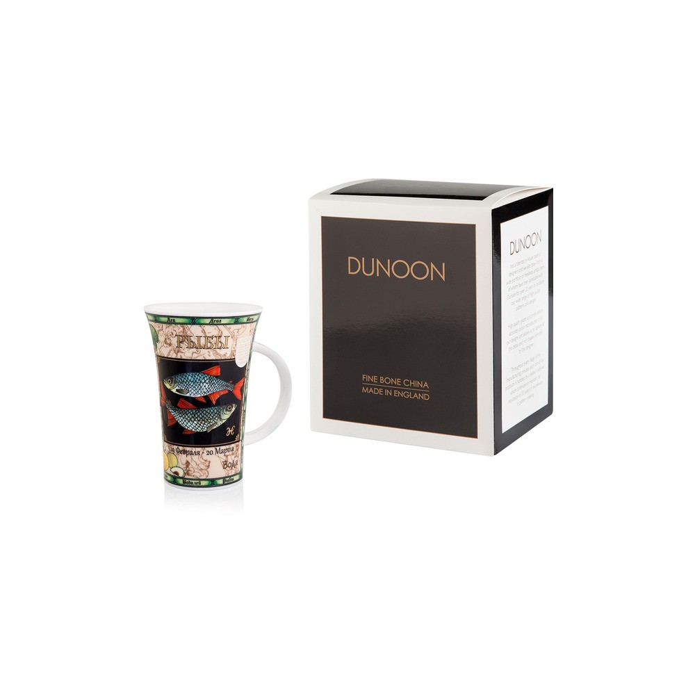 Кружка Dunoon "Рыбы.Гленко" 500мл, Фарфор костяной, Dunoon, Великобритания