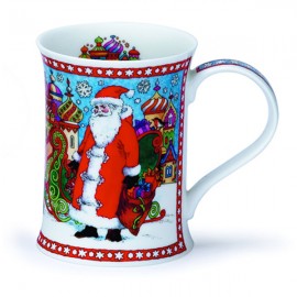 Кружка Dunoon "Русский Дед Мороз.Котсоулд" 300мл, Фарфор костяной, Dunoon, Великобритания