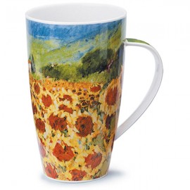 Кружка Dunoon "Подсолнух.Хенли" 600мл, Фарфор костяной, Dunoon, Великобритания