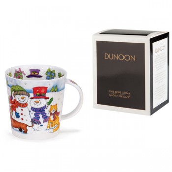 Кружка Dunoon "Снеговик.Кернгорм" 480мл, Фарфор костяной, Dunoon, Великобритания
