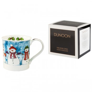 Кружка Dunoon "Снежный хоровод.Бьютшир" 300мл, Фарфор костяной, Dunoon, Великобритания