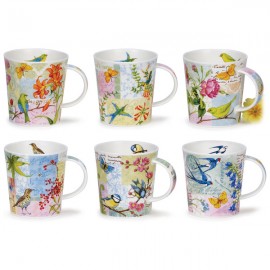 Набор кружек Dunoon "Эдем" 320мл, 6шт, Фарфор костяной, Dunoon, Великобритания