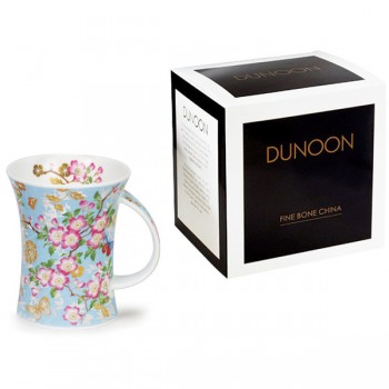 Кружка Dunoon "Кимоно голубое.Ричмонд" 330мл, Фарфор костяной, Dunoon, Великобритания