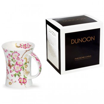 Кружка Dunoon "Кимоно белое.Ричмонд" 330мл, Фарфор костяной, Dunoon, Великобритания