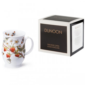 Кружка Dunoon "Земляника.Саффолк" 310мл, Фарфор костяной, Dunoon, Великобритания