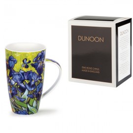 Кружка Dunoon "Ирисы.Хенли" 600мл, Фарфор костяной, Dunoon, Великобритания