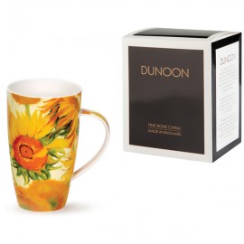 Кружка Dunoon "Подсолнухи.Хенли" 600мл, Фарфор костяной, Dunoon, Великобритания