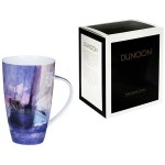 Кружка Dunoon "Лодка фиолетовая.Хенли" 600мл, Фарфор костяной, Dunoon, Великобритания