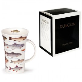 Кружка Dunoon "Пресноводные рыбы.Гленко" 500мл, Фарфор костяной, Dunoon, Великобритания