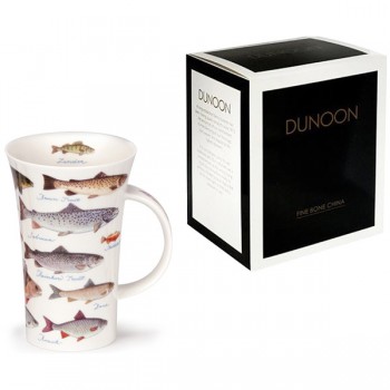 Кружка Dunoon "Пресноводные рыбы.Гленко" 500мл, Фарфор костяной, Dunoon, Великобритания