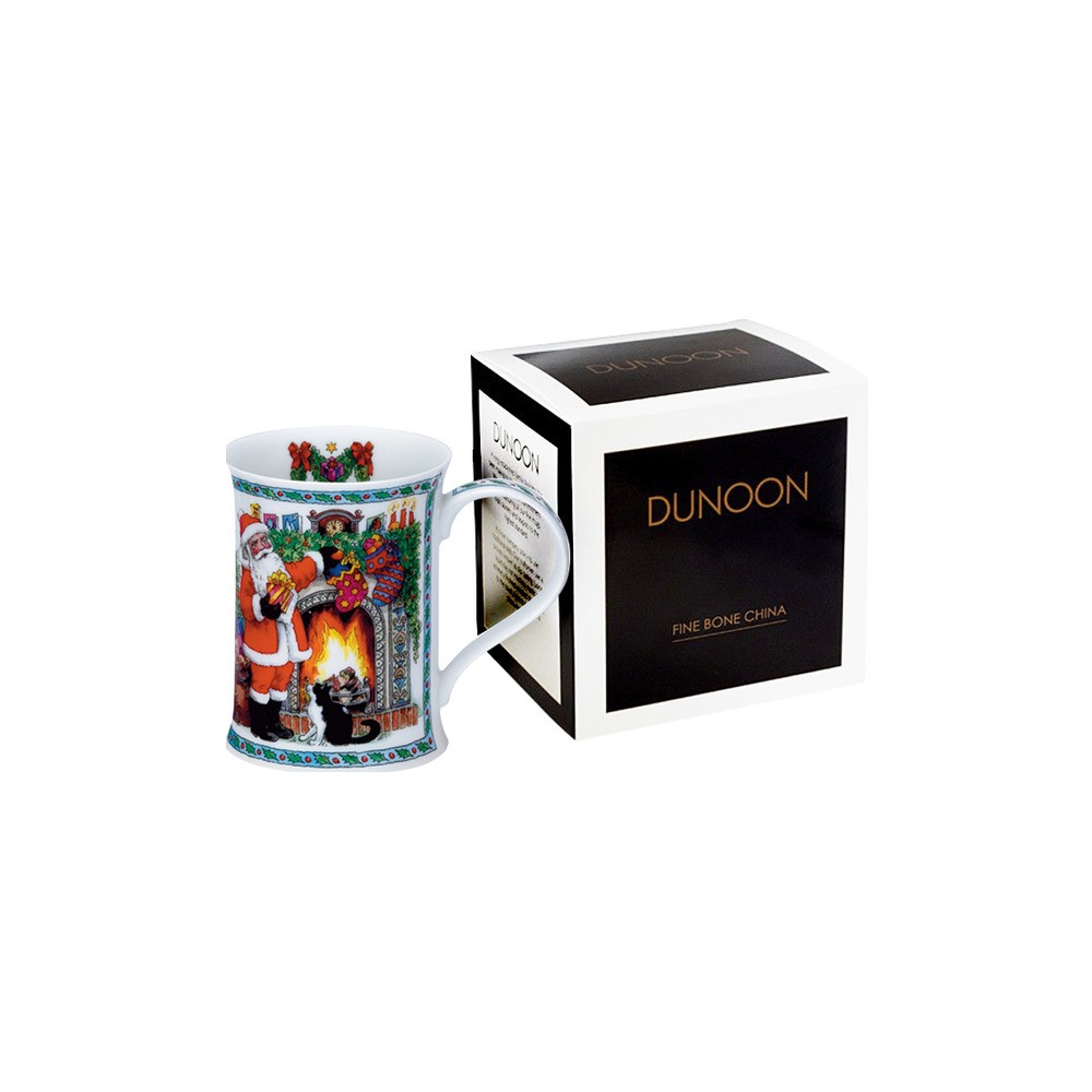 Кружка Dunoon "Санта у камина.Котсоулд" 300мл, Фарфор костяной, Dunoon, Великобритания