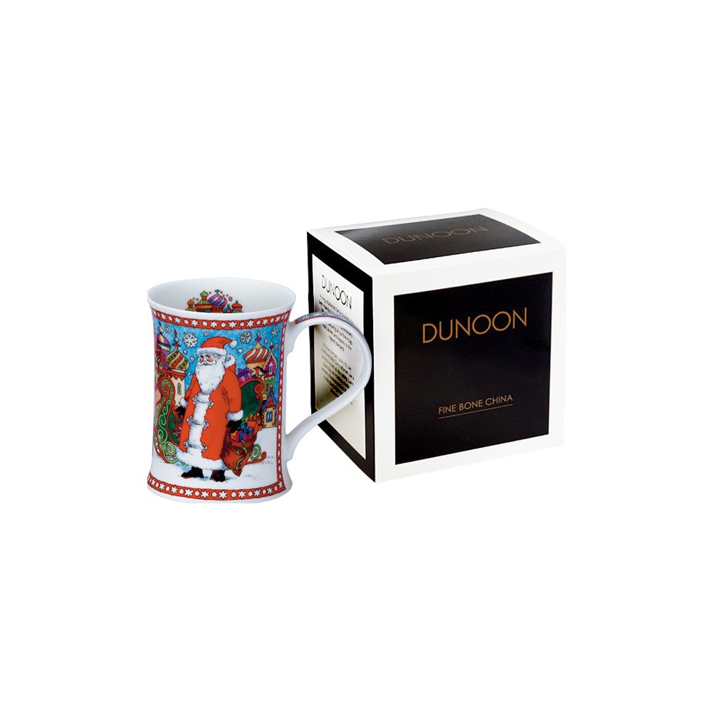 Кружка Dunoon "Русский Дед Мороз.Котсоулд" 300мл, Фарфор костяной, Dunoon, Великобритания
